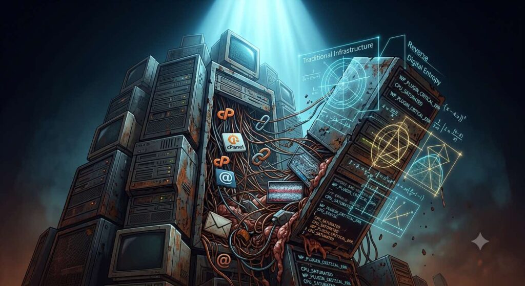 A Anatomia do Ruído: Engenharia Reversa da Entropia Digital e a Falência da Infraestrutura Tradicional